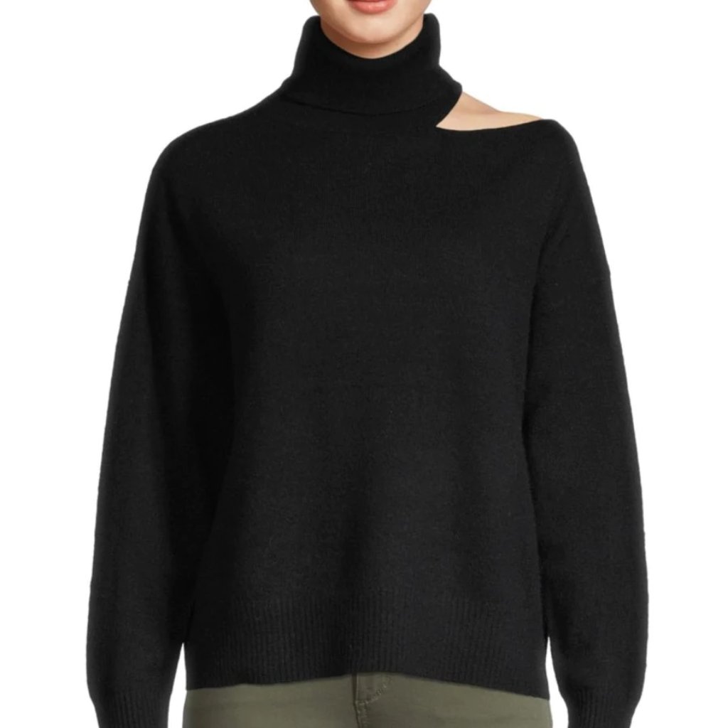 Gerri Cashmere Turtleneck Sweater From 360 Cashmere